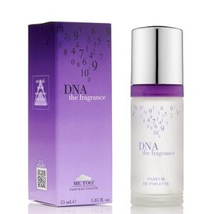 عطر DNA للنساء يحتوي على مزيج من الورد، الفل، الزنجبيل، العنبر، المسك والعسل.