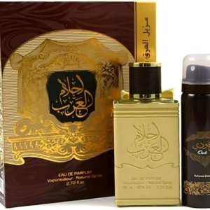 عطر أحلام العرب من ارض الزعفران ,و مزيل عرق 50 مل